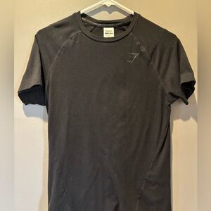 Gymshark Black Short Sleeve Performance Tee